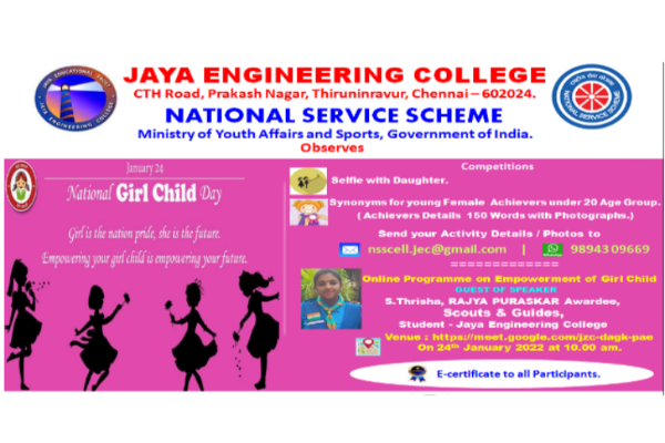 NSS NATIONAL GIRL CHILD DAY0